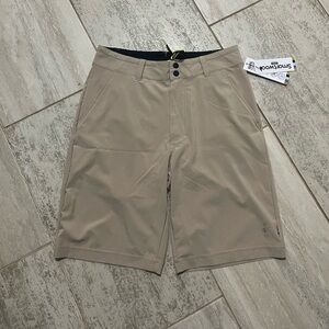 Smartwool Men's Beige Flat Front Shorts